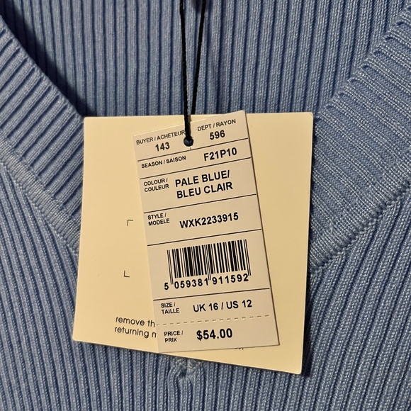 Pale Blue Bodysuit - Picture 2 of 2